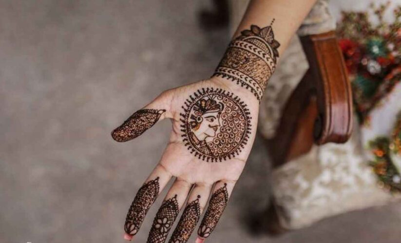 Easy And Simple Mehndi Design For Front Hand