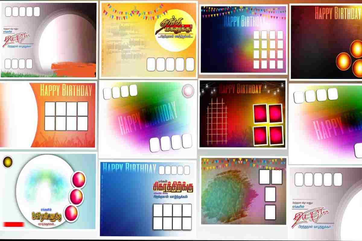 Flex Picsart Birthday Banner Background Tamil