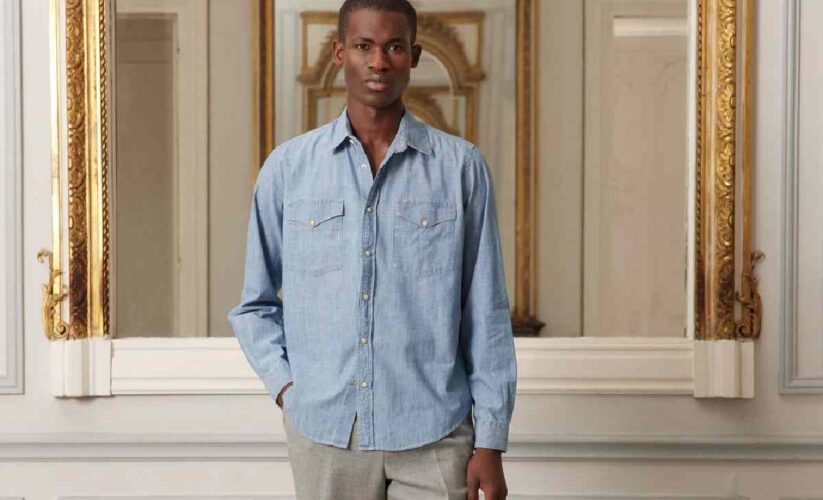 Shop Denim Chambray Shirts On Sale
