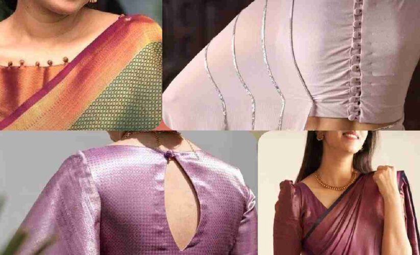 Simple Blouse Design Front And Back