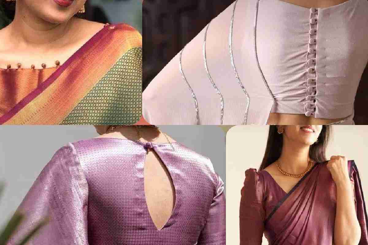 Simple Blouse Design Front And Back